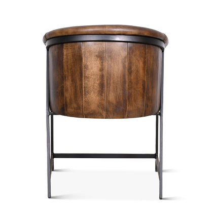 22" Armchair in Antique Whiskey Leather