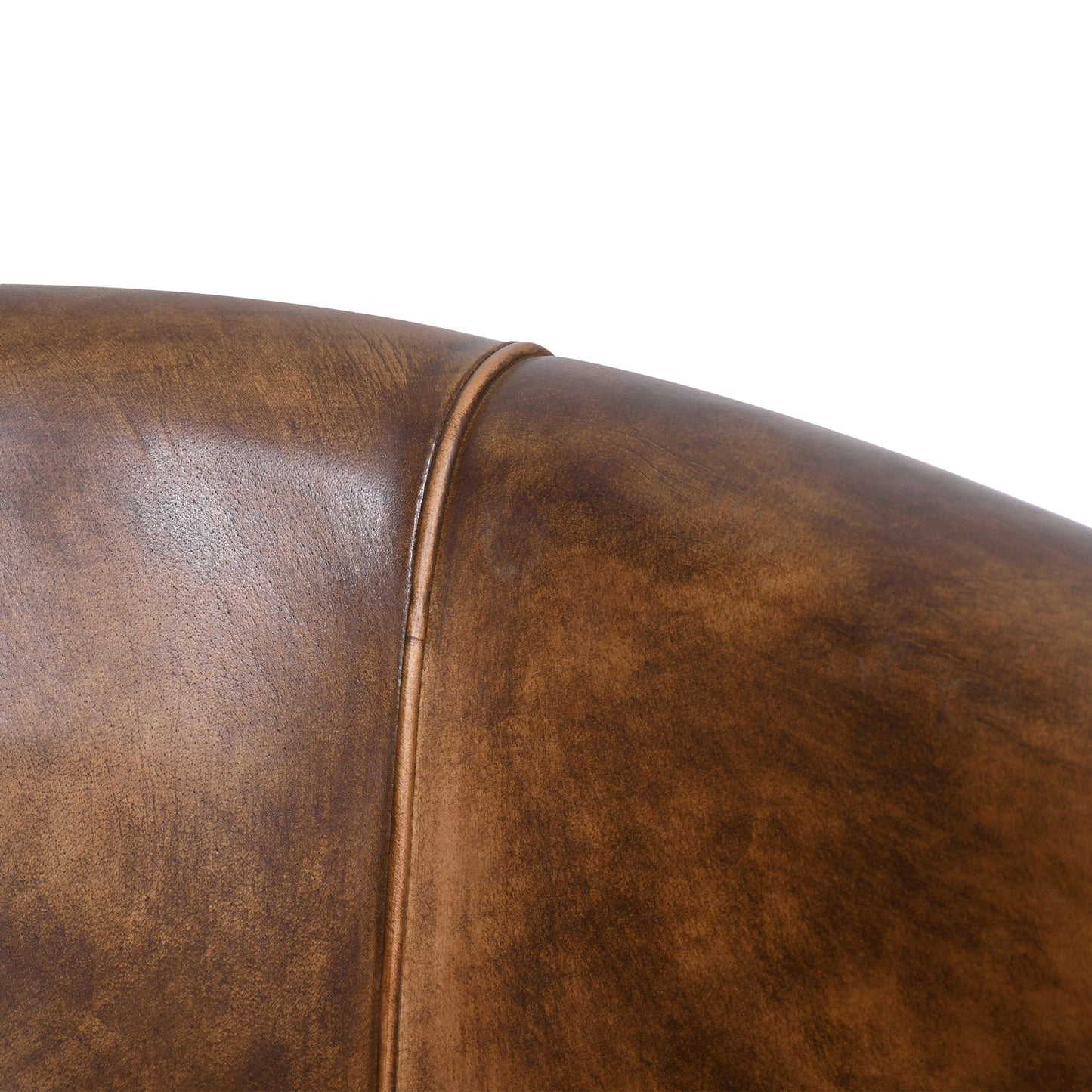 22" Armchair in Antique Whiskey Leather