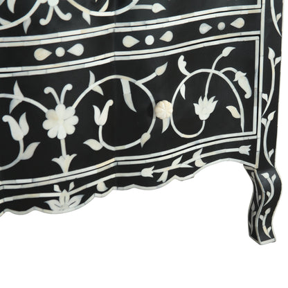 18" Floral Horn Inlay Mango Dresser