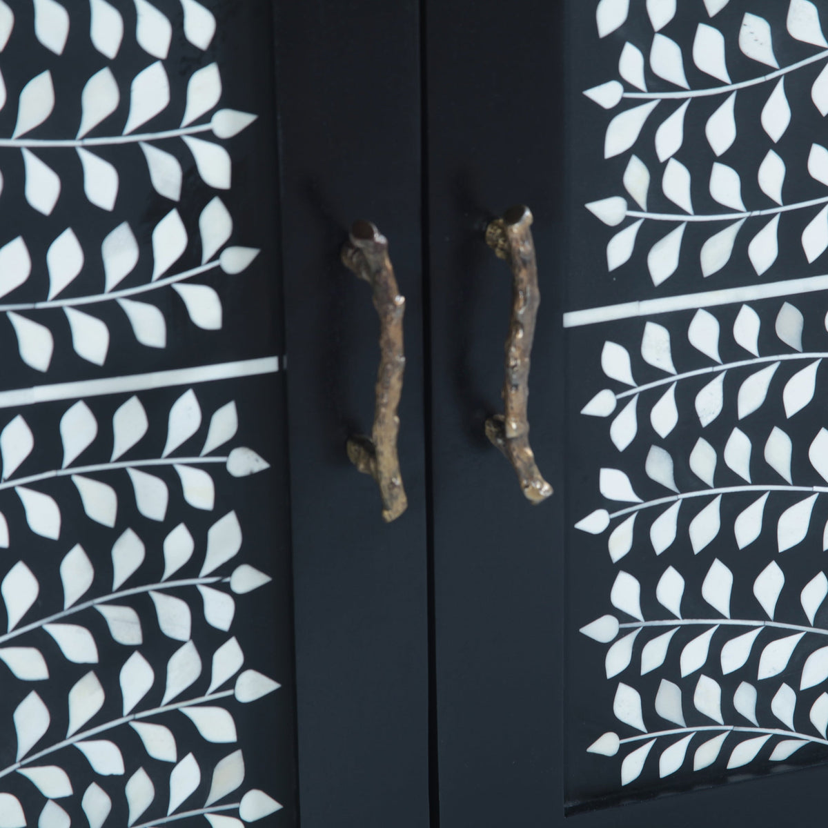 50" Floral Inlay Sideboard