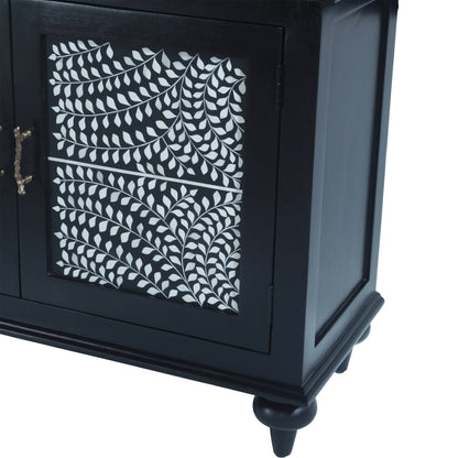 50" Floral Inlay Sideboard