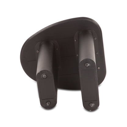 26" Matte Black Mango Wood Side Table