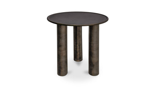 20" Deep Bronze Aluminum Side Table