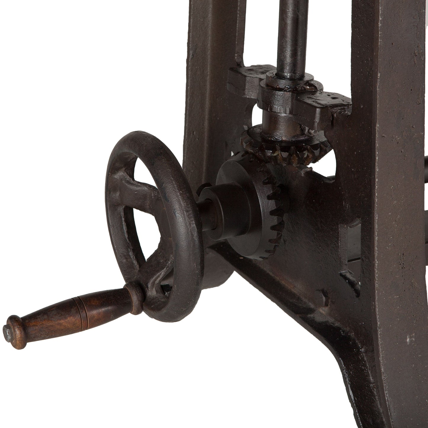 63" Walnut Wood Adjustable Drafting Desk