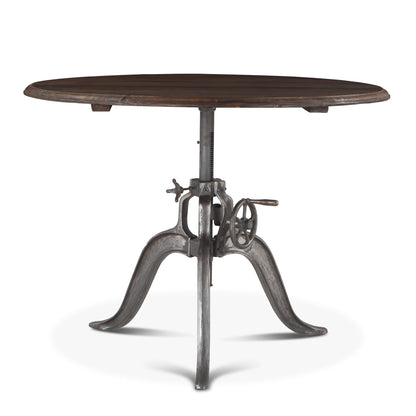 48" Weathered Teak Round Table