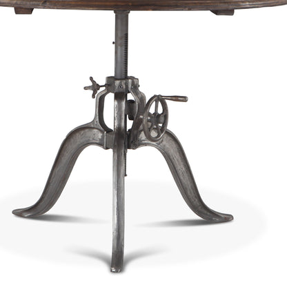 48" Weathered Teak Round Table