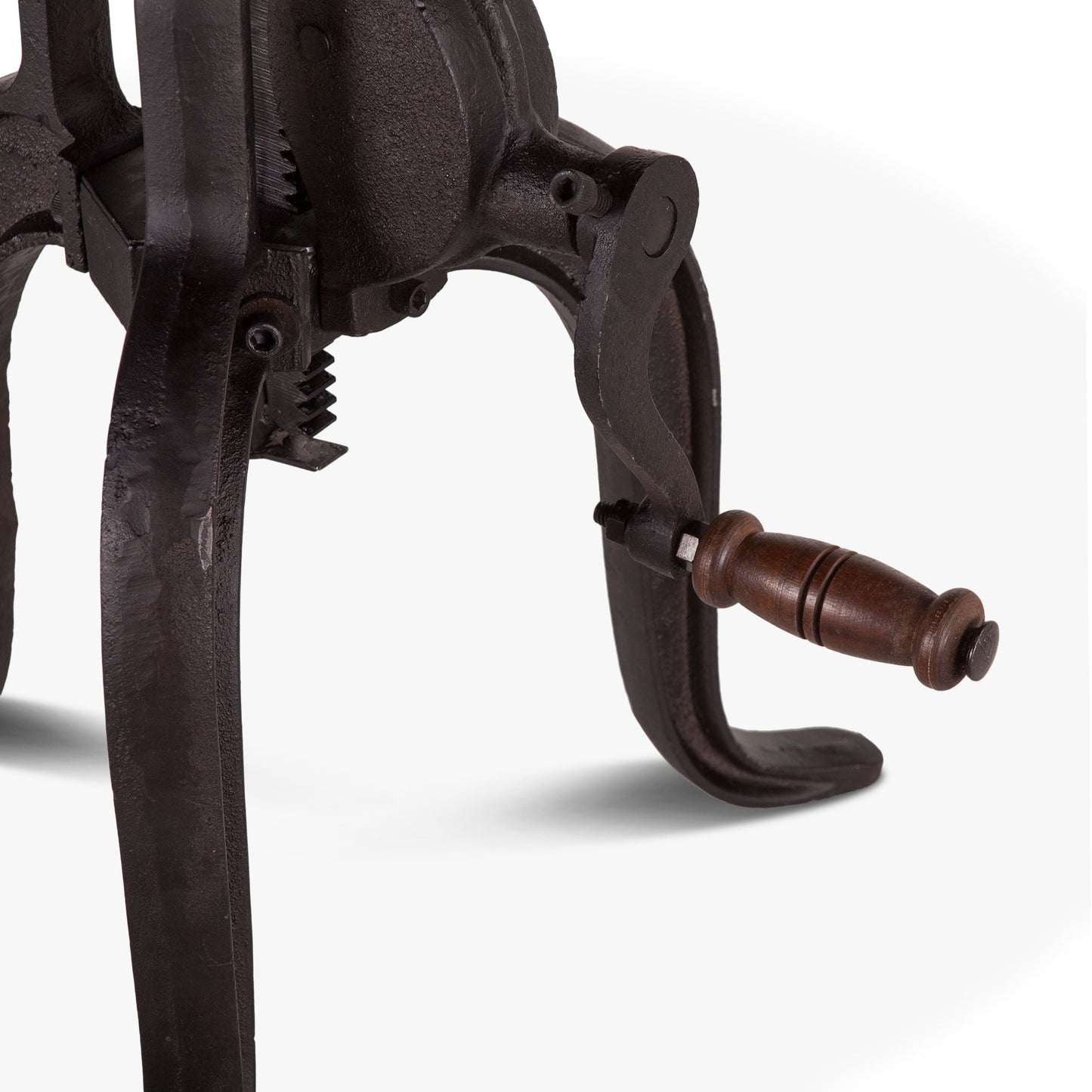 24" Walnut Adjustable Side Table