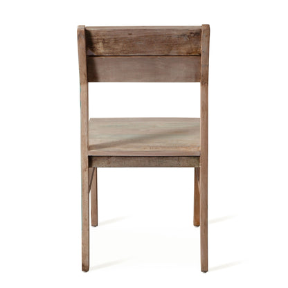 17" Dining Chair in Vintage Teal Reclaimed Wood
