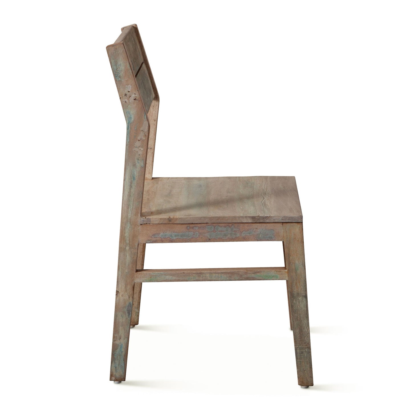 17" Dining Chair in Vintage Teal Reclaimed Wood