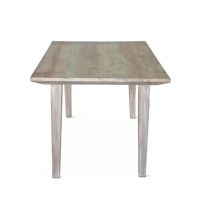 66" Vintage Teal Reclaimed Wood Dining Table