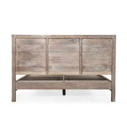 80" Vintage Teal Reclaimed Wood King Size Bed