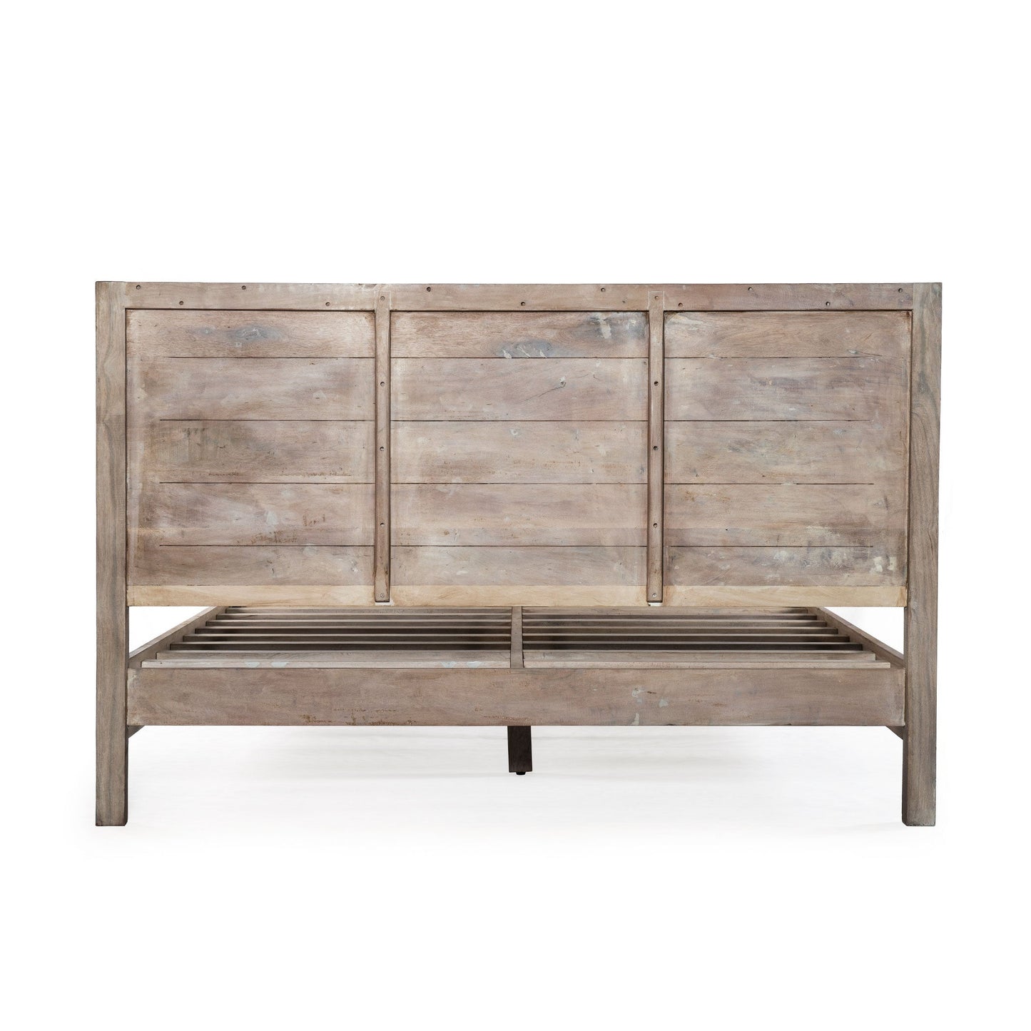 64" Vintage Teal Reclaimed Wood Queen Size Bed