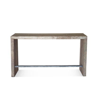 66" Vintage Teal Reclaimed Wood Gathering Table