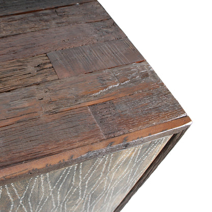 80" Graywash Reclaimed Wood Sideboard