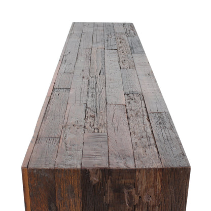 80" Graywash Reclaimed Wood Sideboard