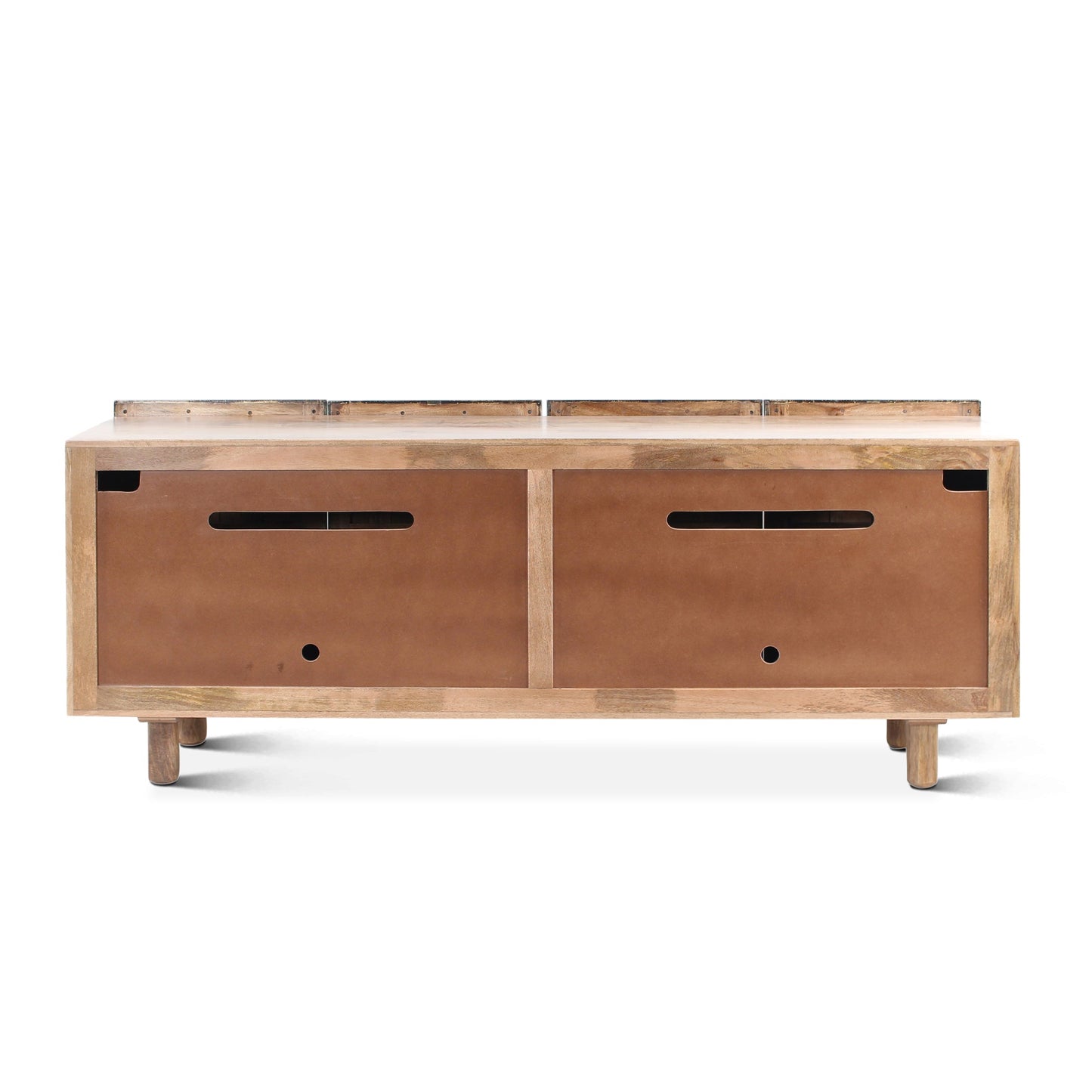 80" Blackwash Mango Wood Sideboard