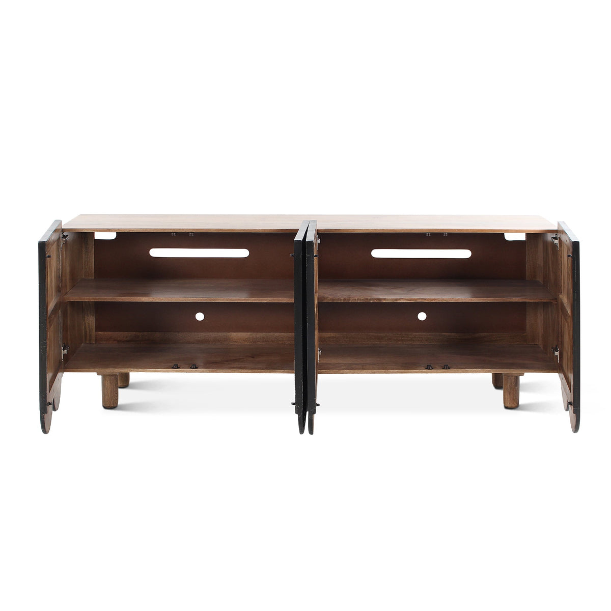 80" Blackwash Mango Wood Sideboard