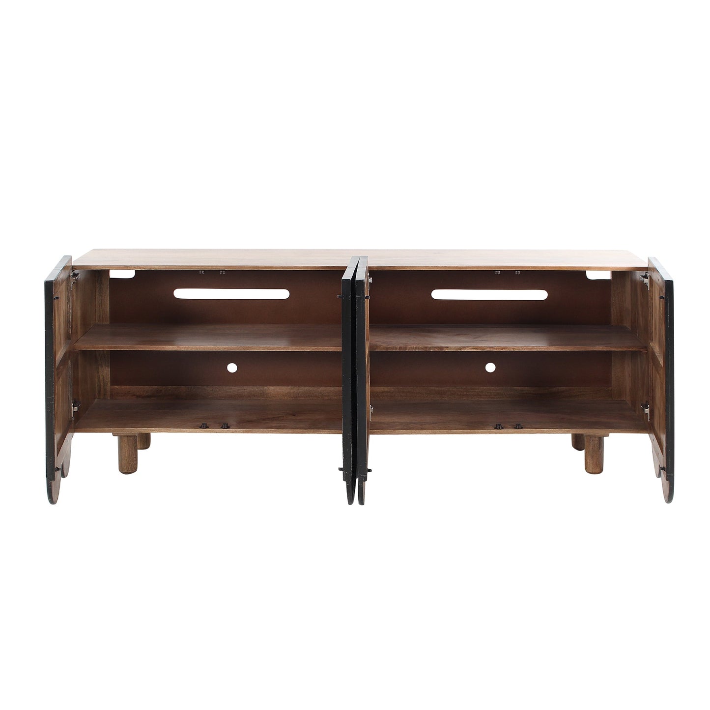 80" Blackwash Mango Wood Sideboard