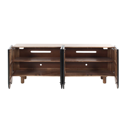 80" Blackwash Mango Wood Sideboard