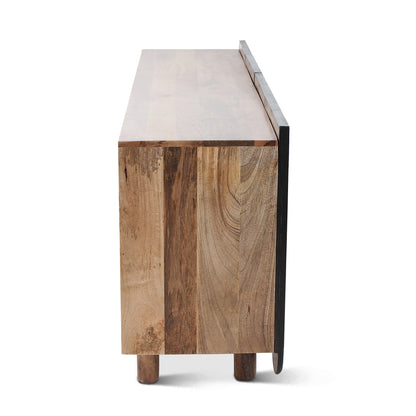 80" Blackwash Mango Wood Sideboard