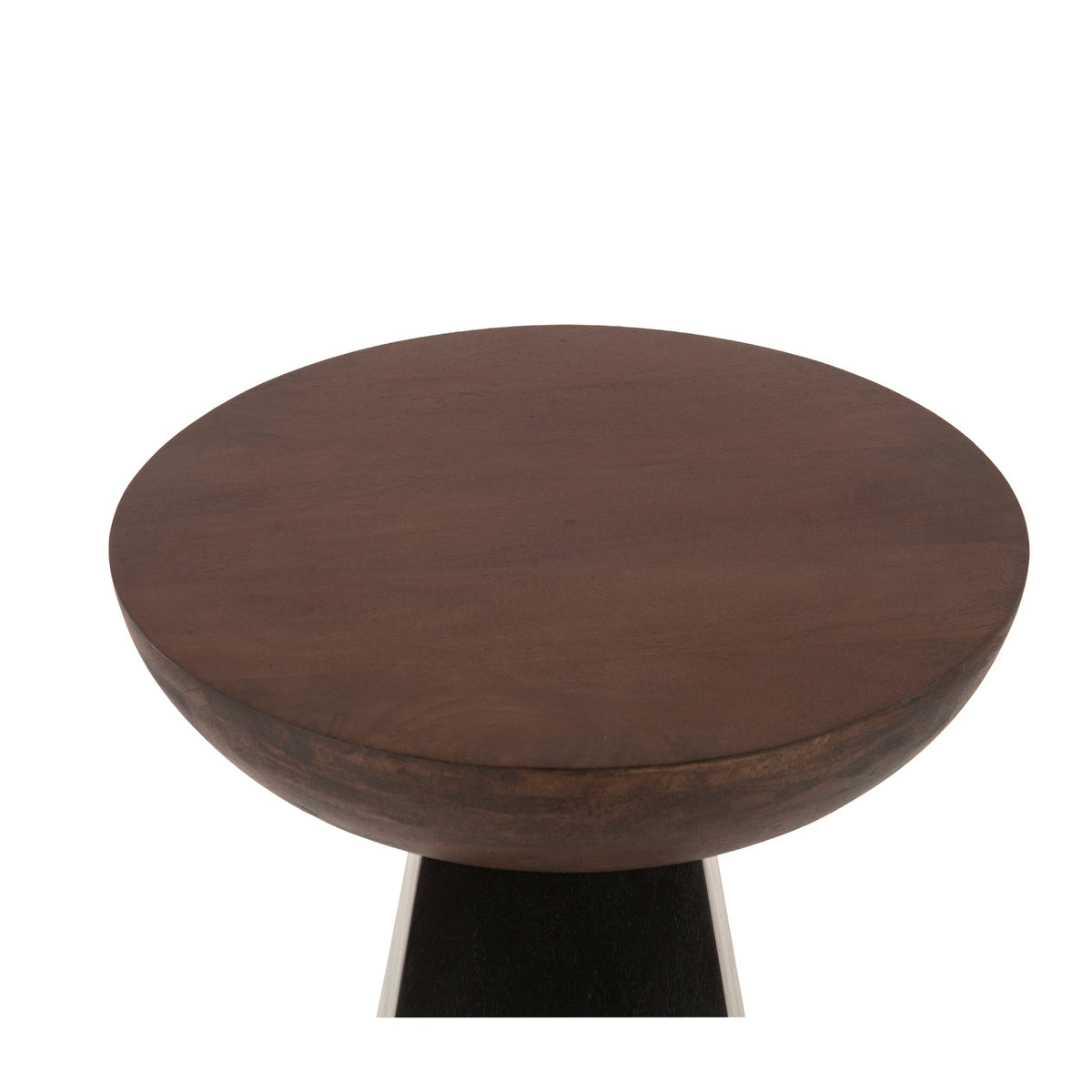 18" Two-Tone Mango Wood Accent Table
