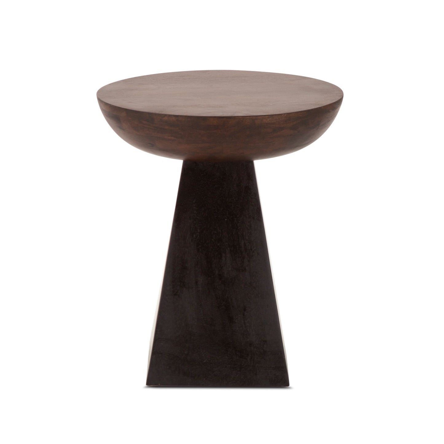 18" Two-Tone Mango Wood Accent Table