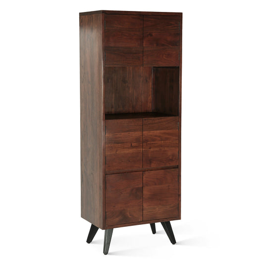 28" Walnut Bar Cabinet