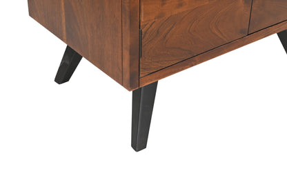 28" Walnut Bar Cabinet