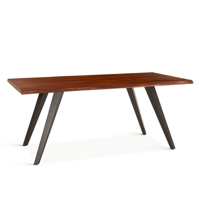 68" Walnut Live Edge Dining Table