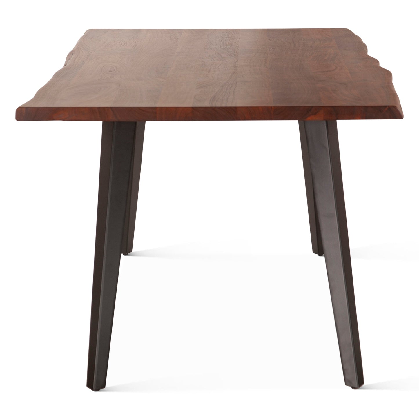 68" Walnut Live Edge Dining Table