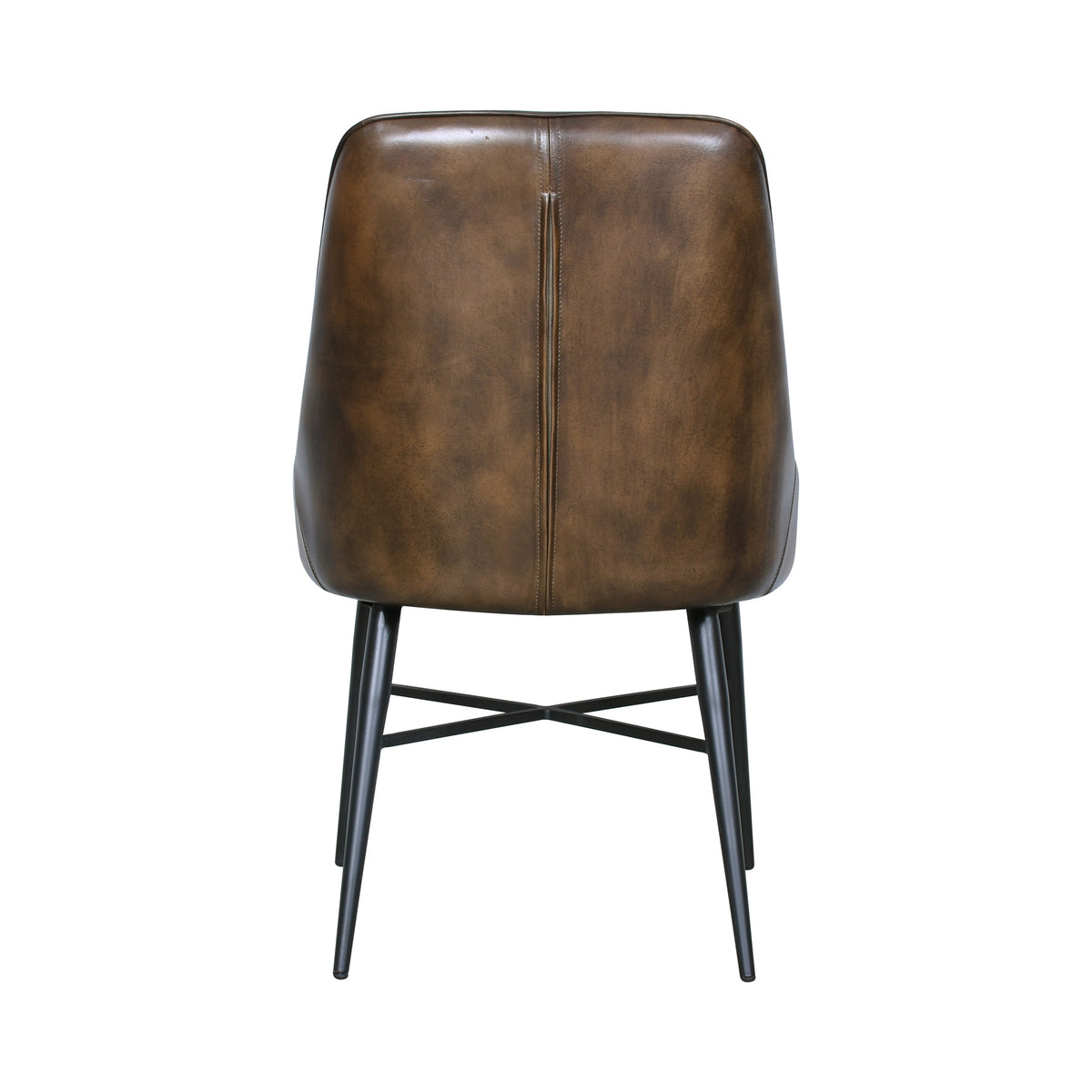 21" Dining Chair in Antique Whiskey Leather