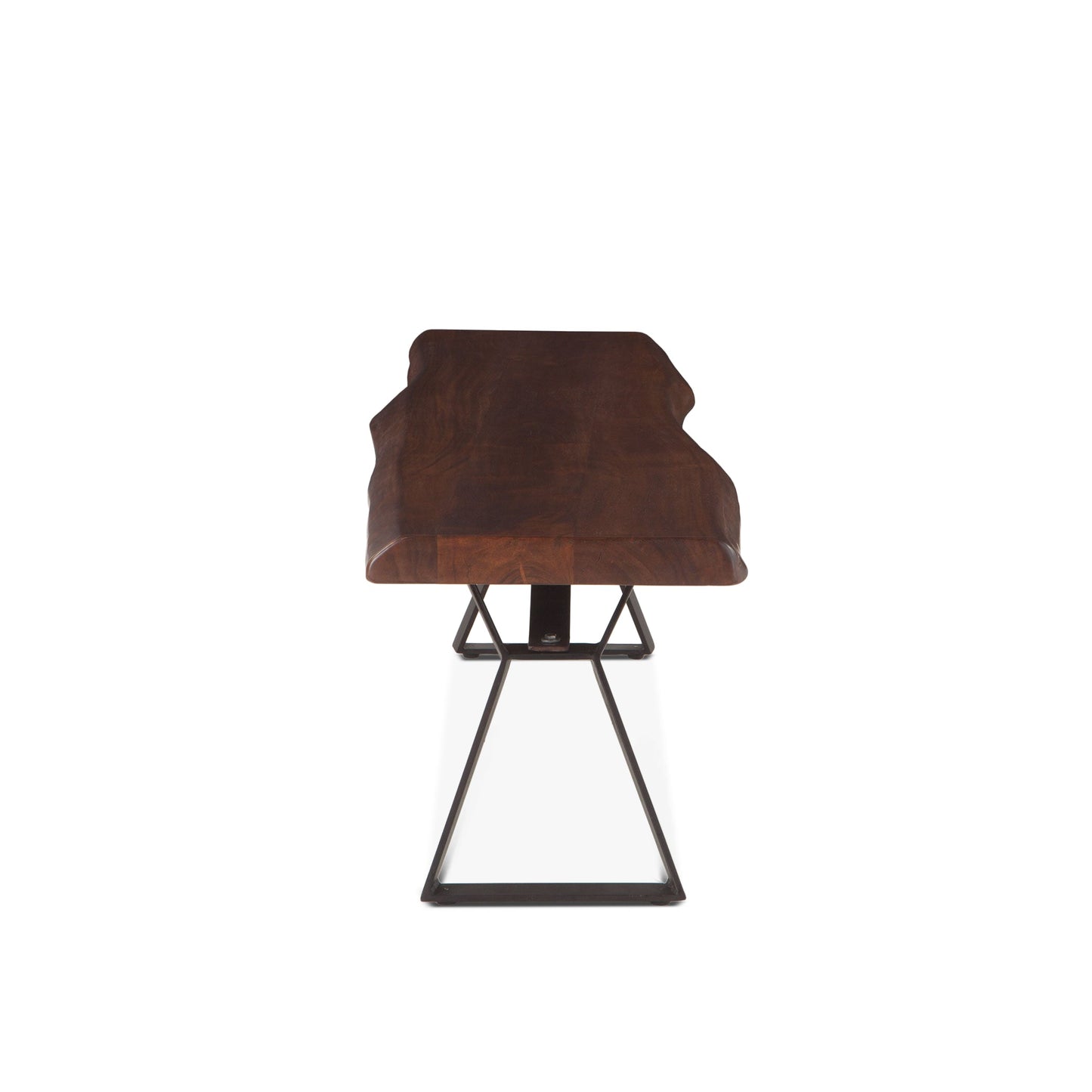 72" Walnut Acacia Wood Bench