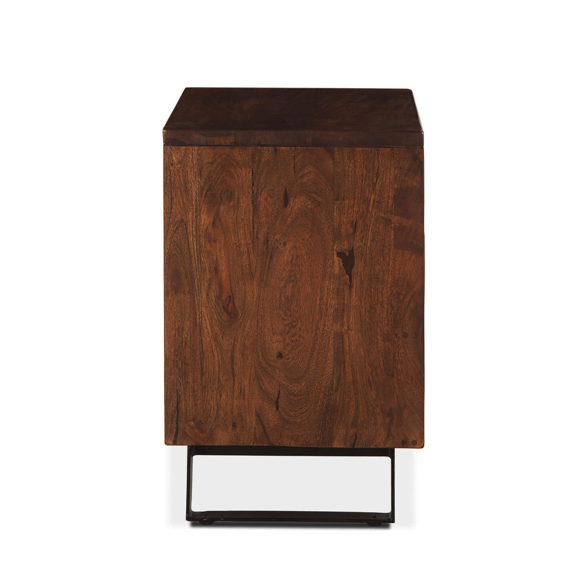 23" Walnut Wood Nightstand