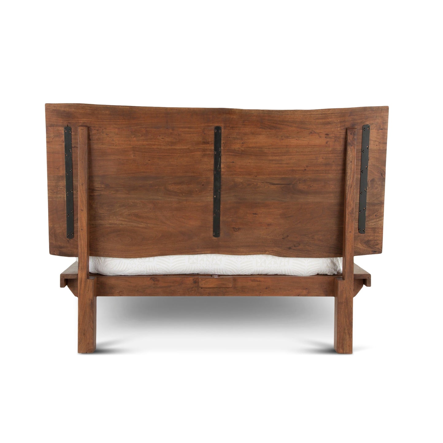 75" Walnut Queen Size Bed