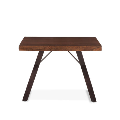 30" Walnut Acacia Wood Side Table