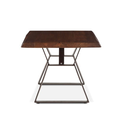 30" Walnut Acacia Wood Side Table