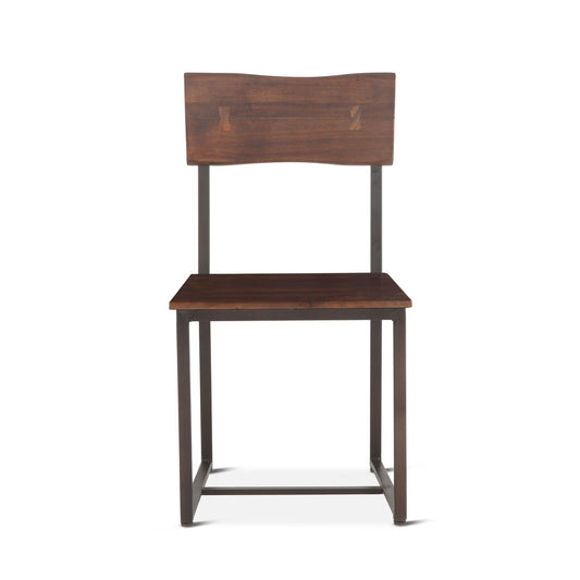 19" Dining Chair in Walnut Wood