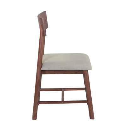 20" Walnut Dining Chair