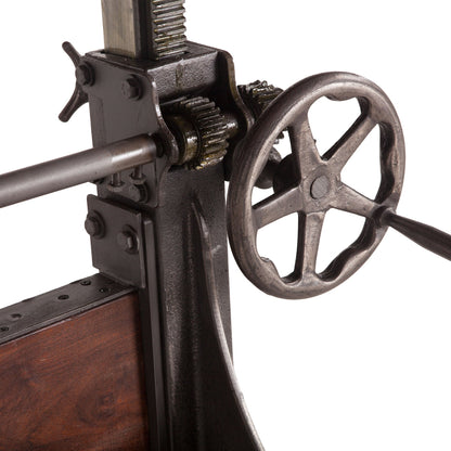 83" Reclaimed Teak Adjustable Dining Table