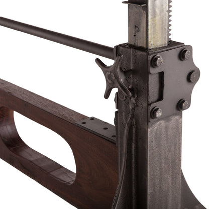 83" Reclaimed Teak Adjustable Dining Table