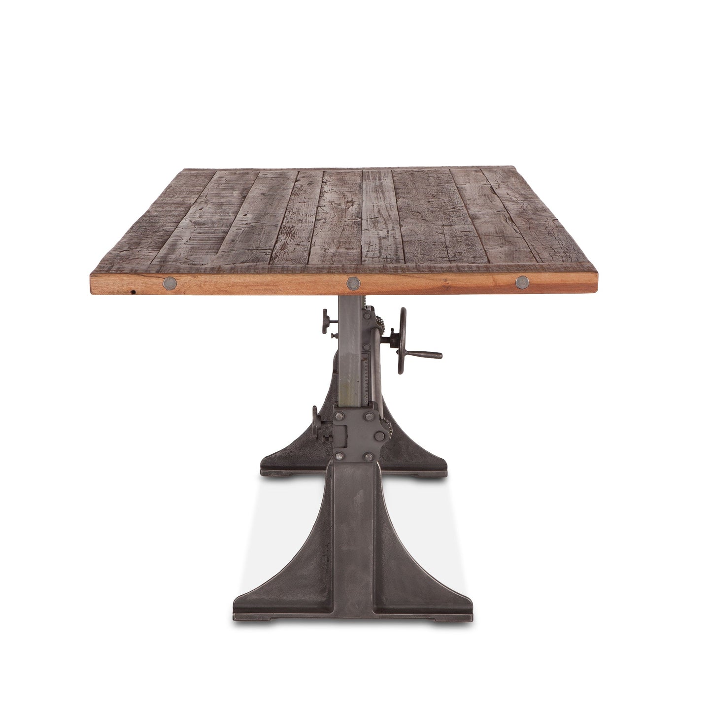 83" Reclaimed Teak Adjustable Dining Table