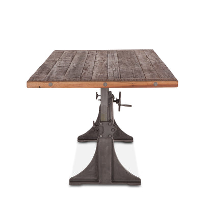 83" Reclaimed Teak Adjustable Dining Table
