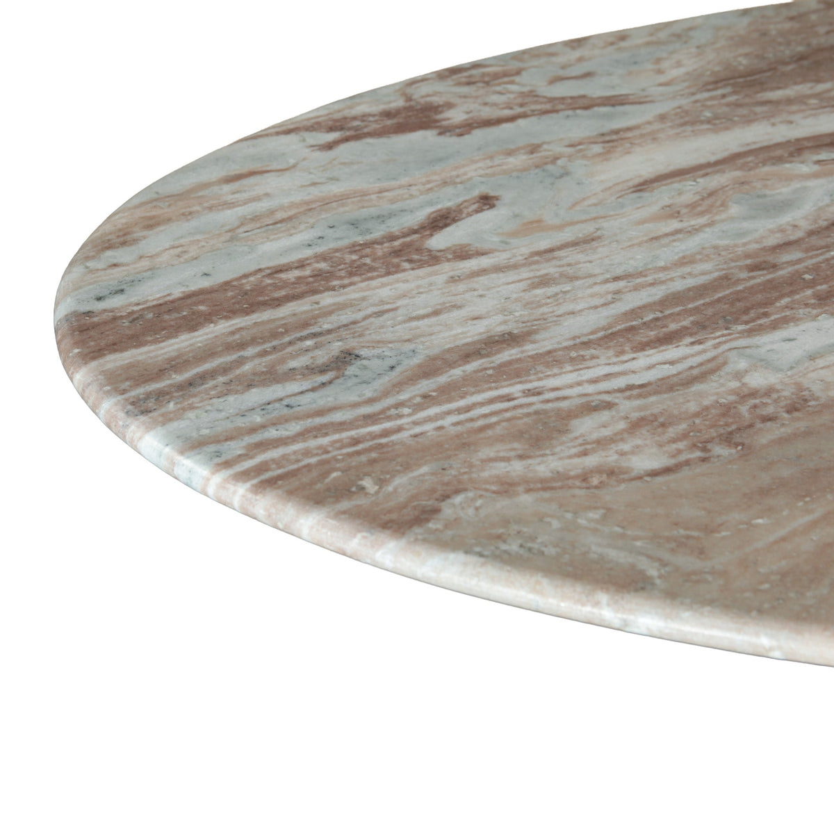 70" Sawar Marble Oval Dining Table