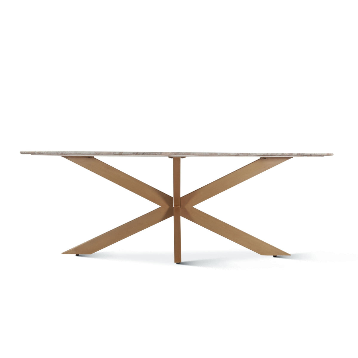90" Sawar Marble Oval Dining Table