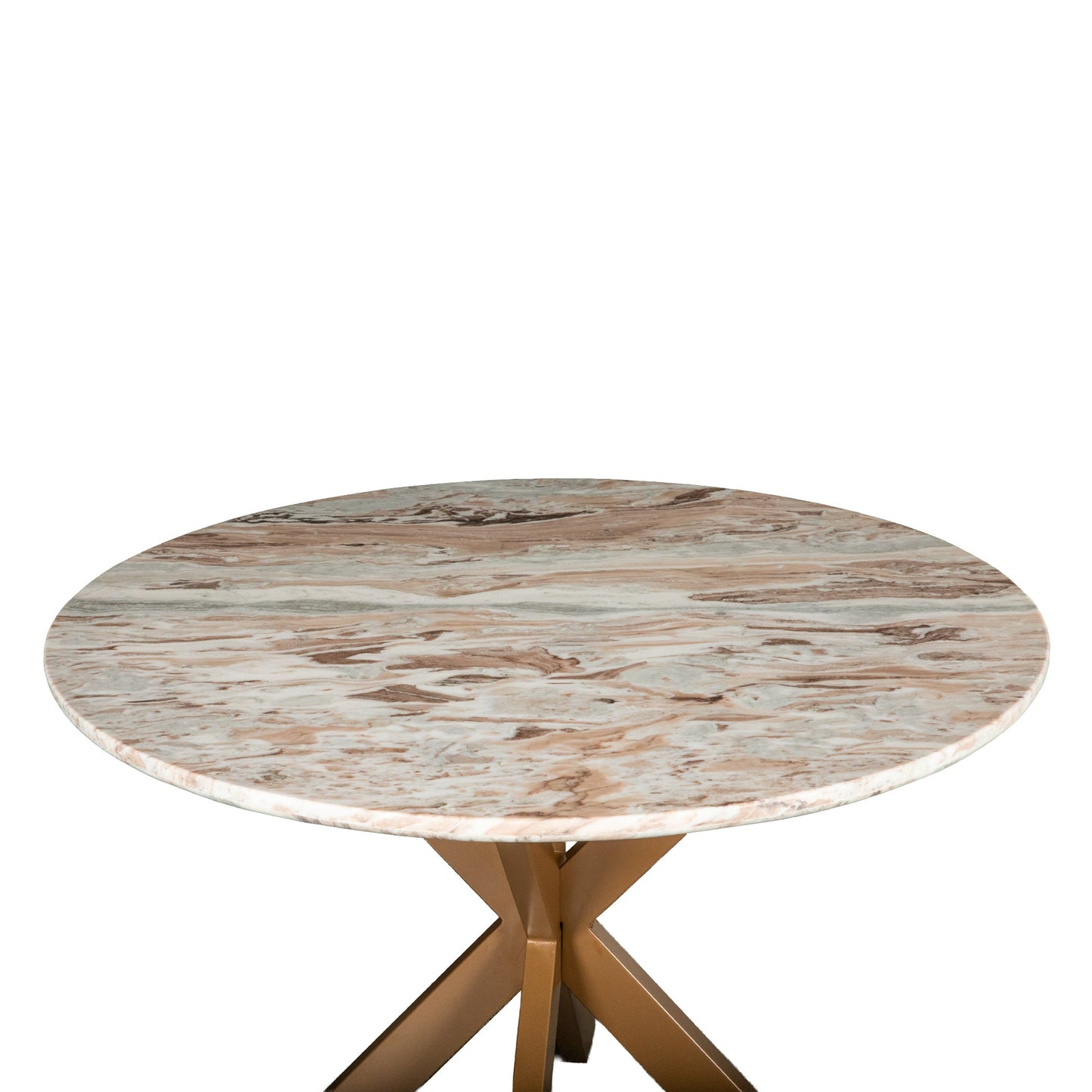48" Sawar Marble Round Dining Table