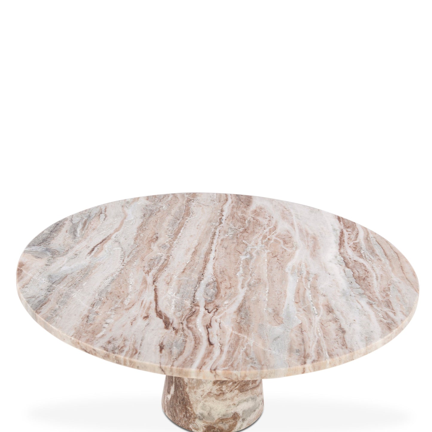 38" Brown Toronto Marble Coffee Table