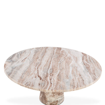 38" Brown Toronto Marble Coffee Table