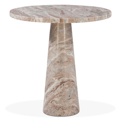 30" Brown Toronto Marble Round Dining Table
