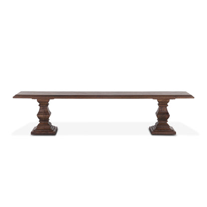 80" Weathered Mango Wood Bench