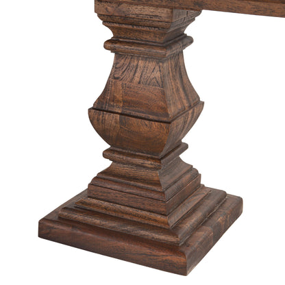 80" Weathered Mango Wood Bench